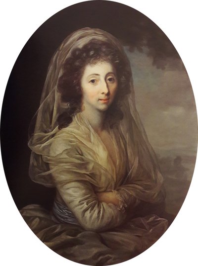 Retrato de Konstancja Rzewuska nacida Lubomirska de Anton Graff